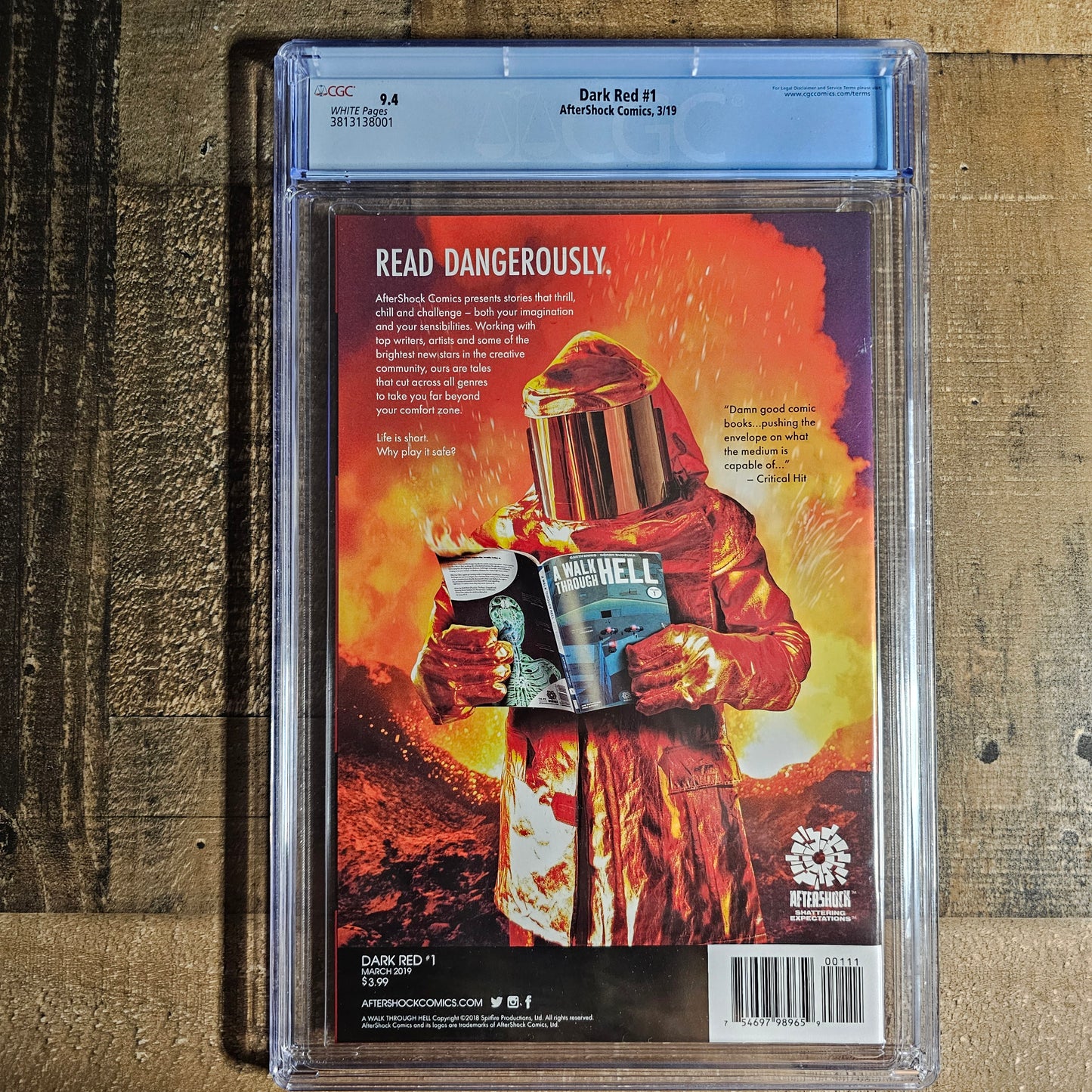 Dark Red #1 AfterShock Comics 2019 CGC 9.4