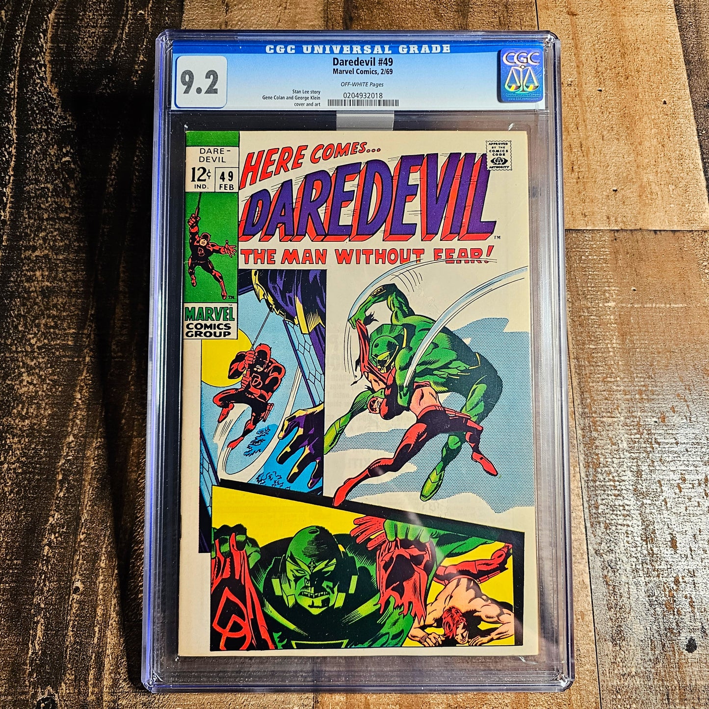 Daredevil #49 CGC 9.2 1969