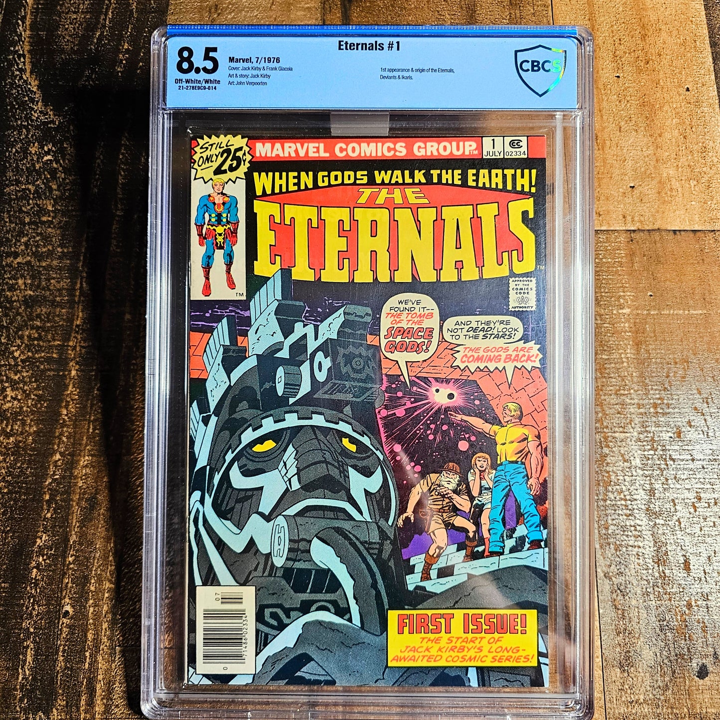 The Eternals #1 CBCS 8.5 1976