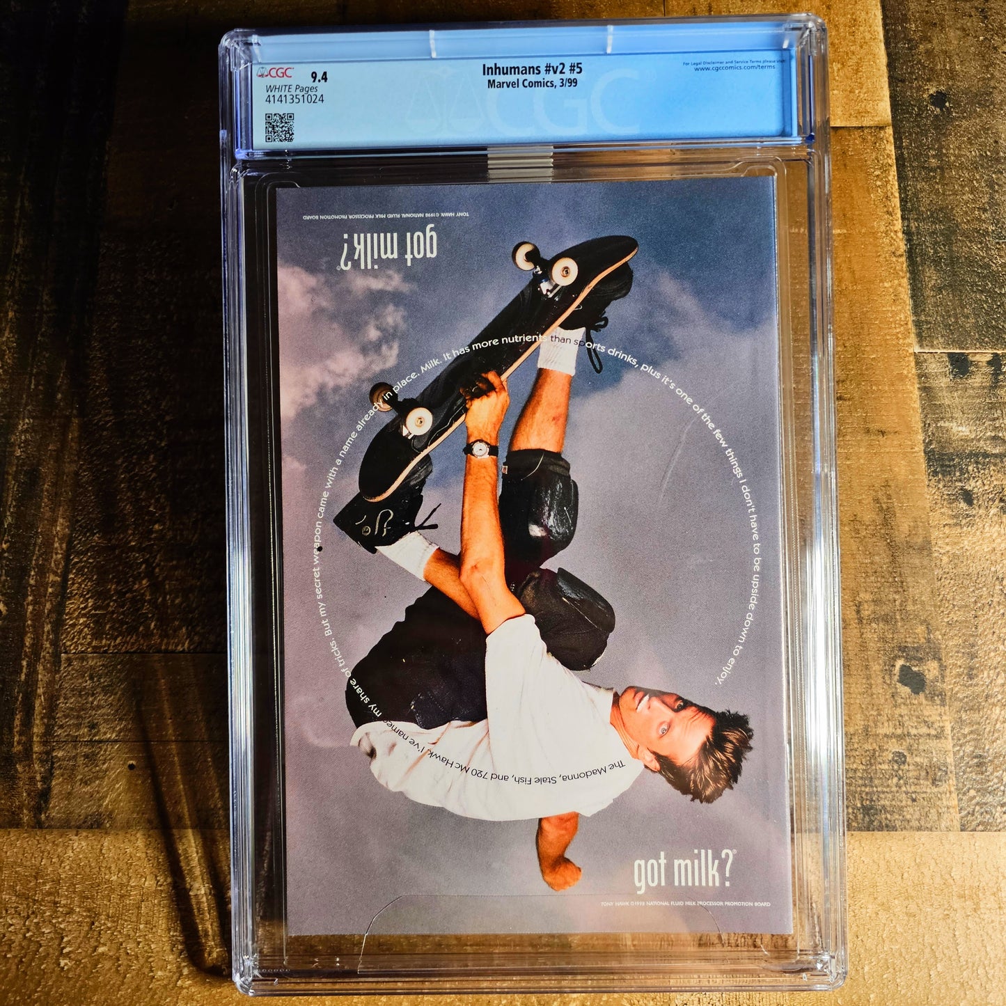 Inhumans #v2 #5 1999 First appearance of the new Black Widow CGC 9.4