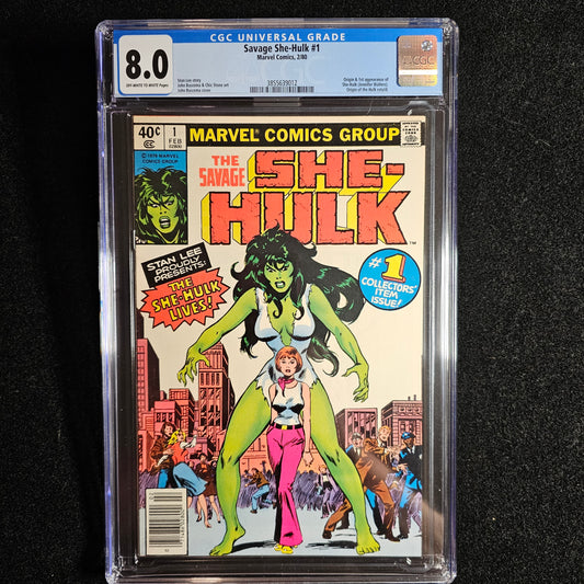 The Savage She-Hulk #1 CGC 8.0 Newsstand Edition (Copy)