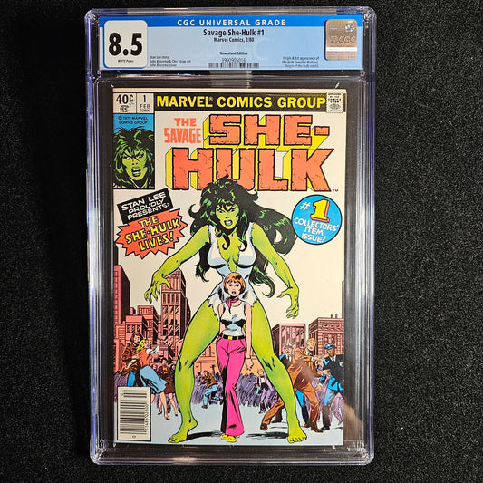 The Savage She-Hulk #1 CGC 8.5 Newsstand Edition