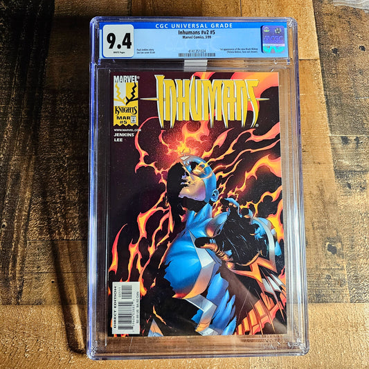 Inhumans #v2 #5 1999 First appearance of the new Black Widow CGC 9.4