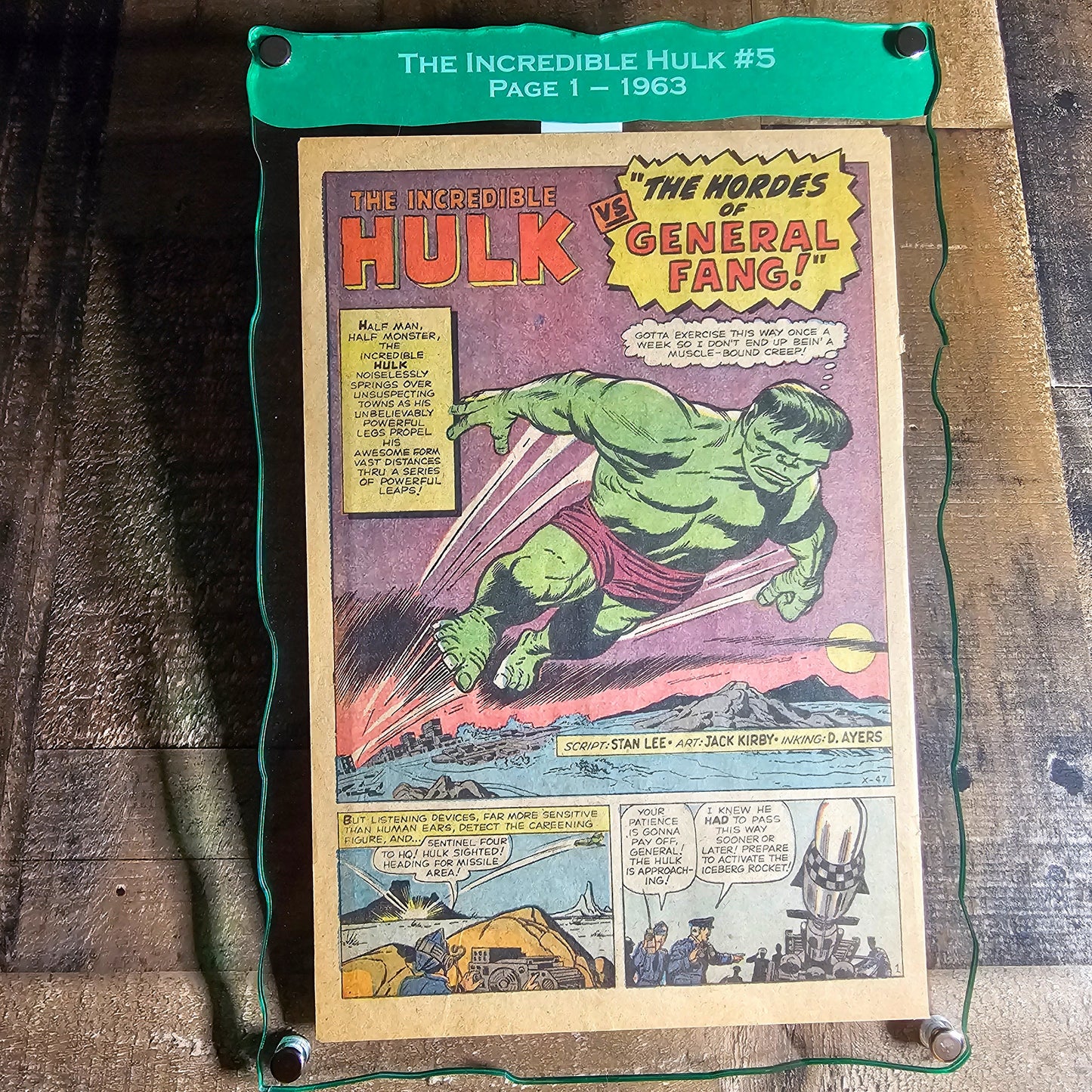 The Incredible Hulk #5 Page 1 1963