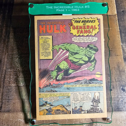 The Incredible Hulk #5 Page 1 1963